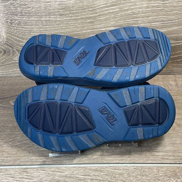 Teva Hurricane XLT 2 Little Boy Sz 2 Blue Gold Hook & Loop Sports Trail Sandals - Picture 8 of 10
